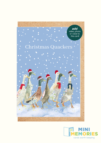 Christmas Ducks QR Card