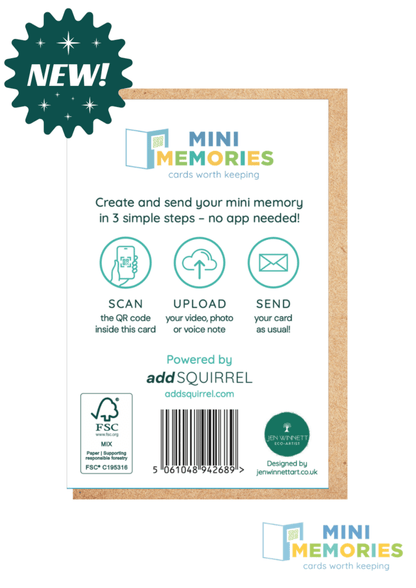 To my Special Friend Hummingbird QR Card