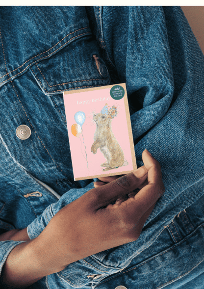 Birthday Bunny QR Card Copy Copy