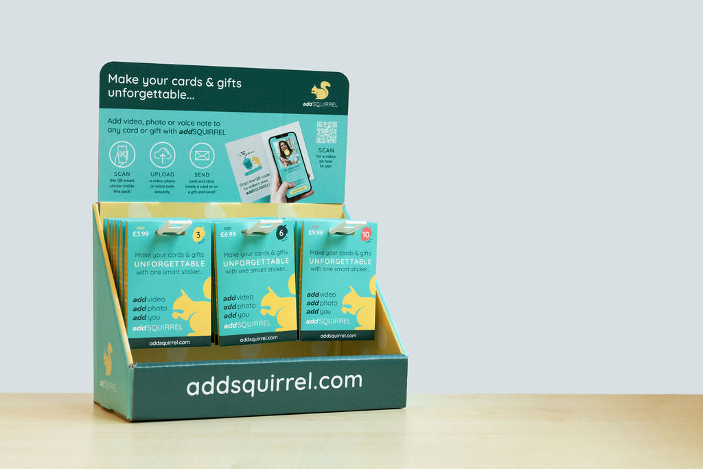 addSQUIRREL Countertop Display – 30 Retail Packs | Offer