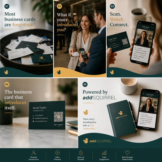 QR codes for business cards