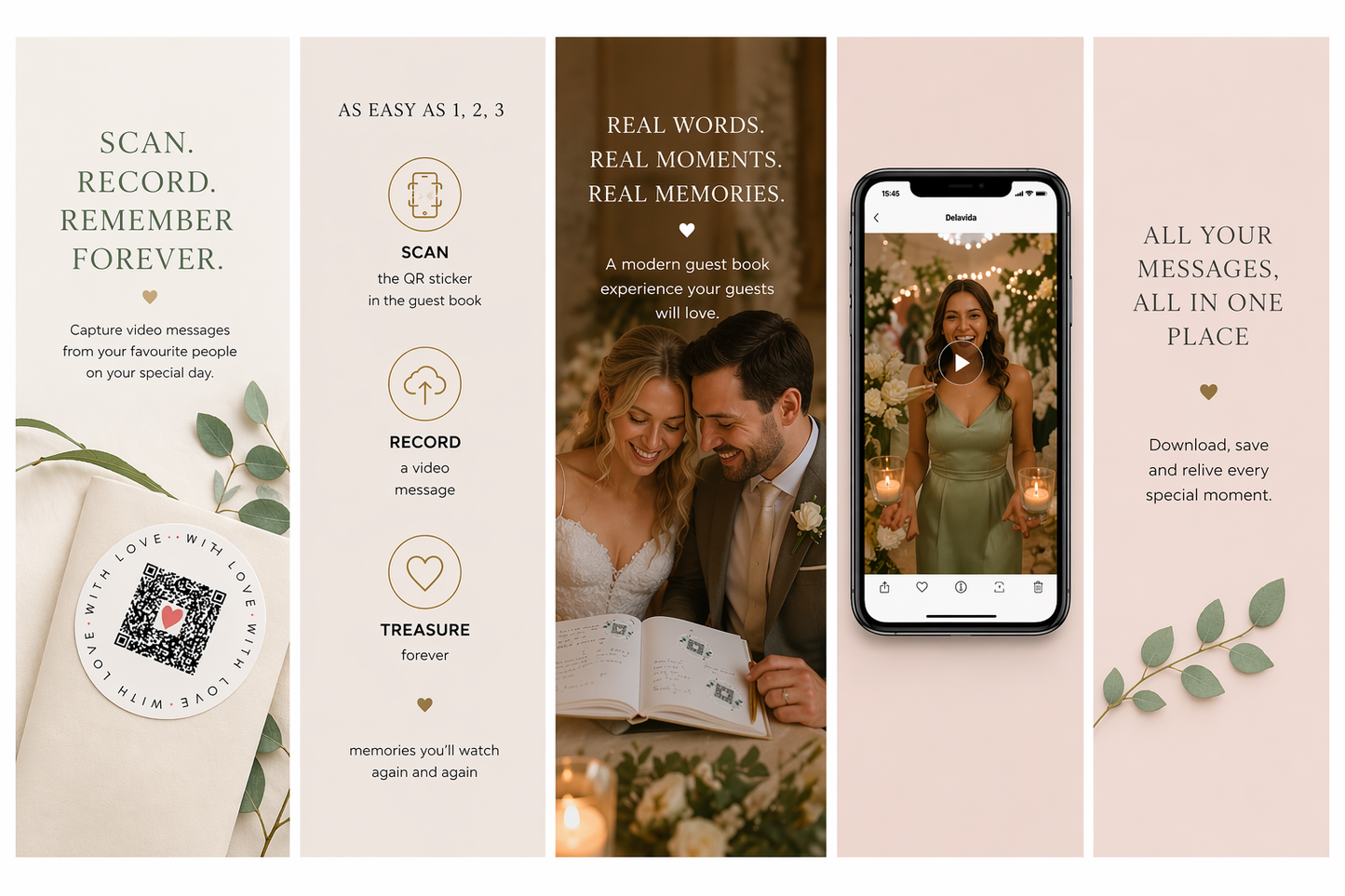 With Love Medium Wedding Bundle - 96 Stickers