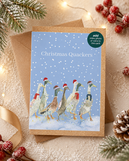 Christmas Ducks QR Card