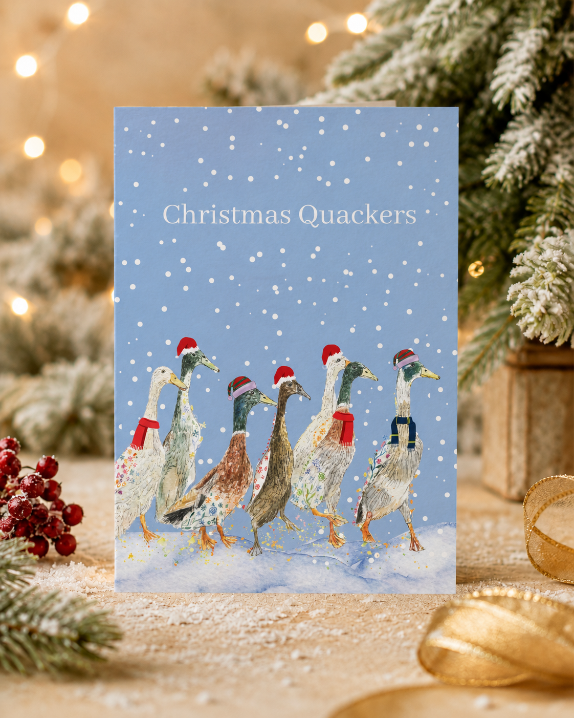 Christmas Ducks QR Card