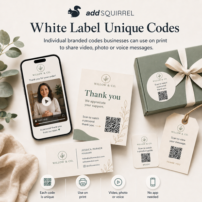 White Label Unique Codes (20-49 codes)