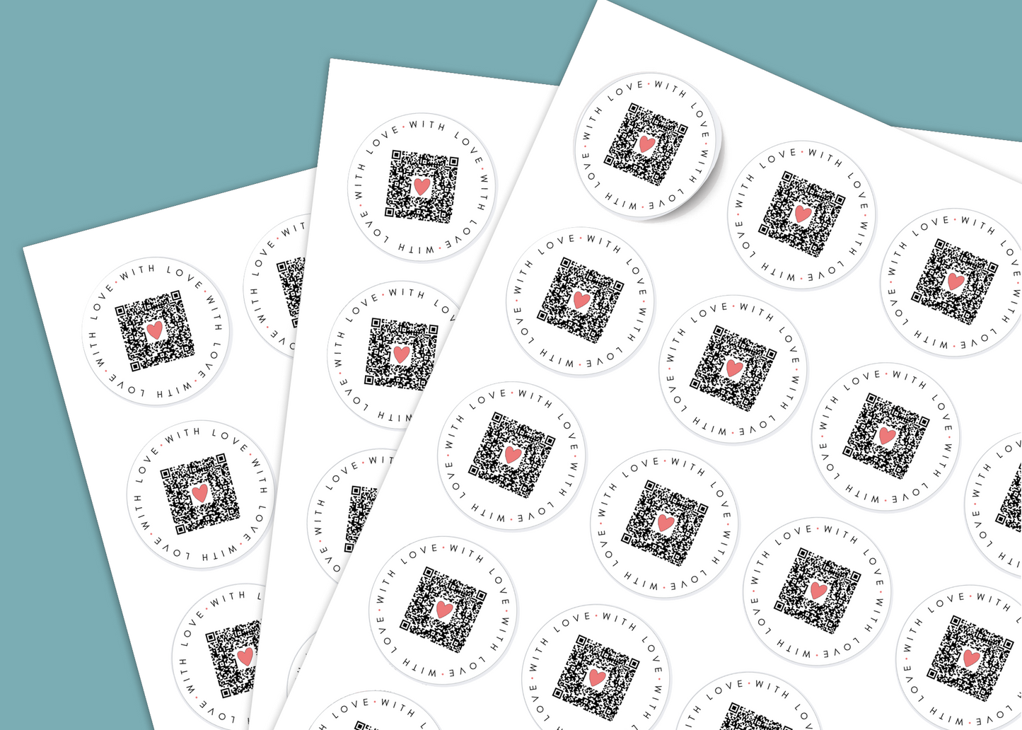 With Love Sticker Sheet