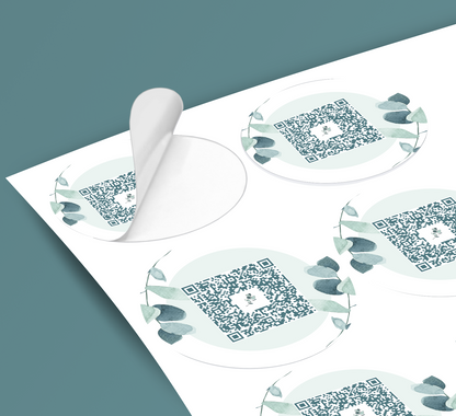 Eucalyptus Bliss Medium Wedding Bundle - 96 Stickers